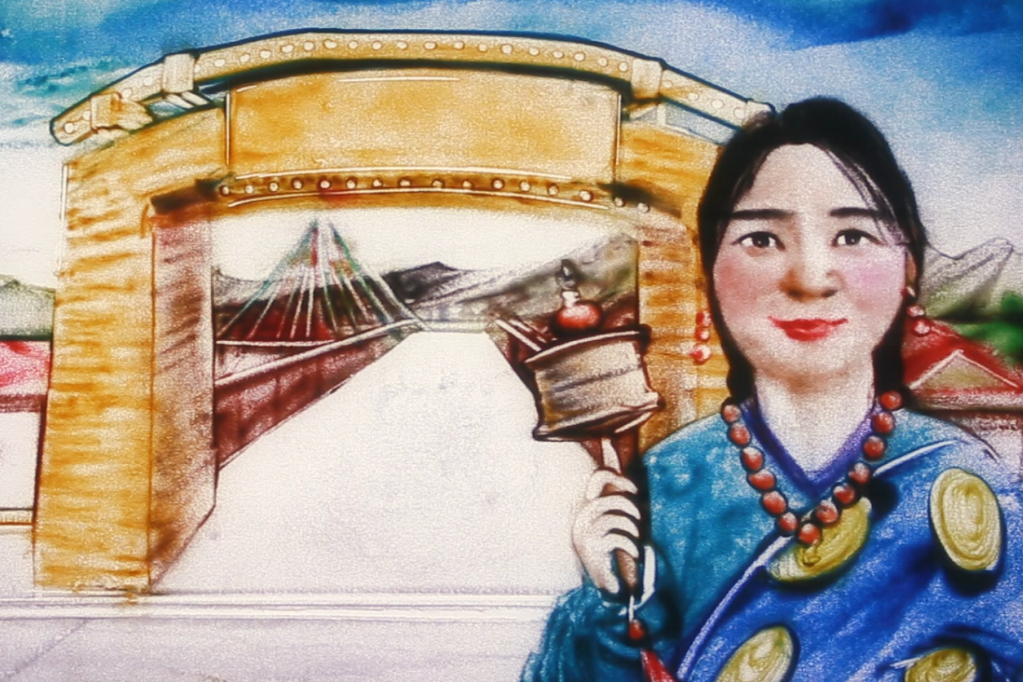 沙畫|奮力追夢(mèng)！2020決戰(zhàn)脫貧攻堅(jiān)“甘肅卷”