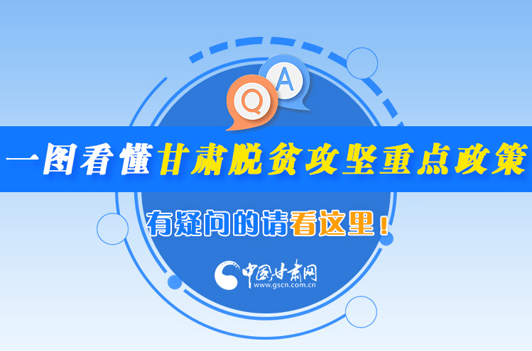 一圖看懂甘肅脫貧攻堅(jiān)重點(diǎn)政策，有疑問(wèn)的請(qǐng)看這里！