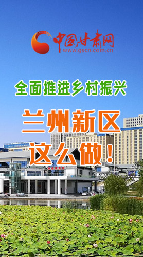 圖解|全面推進鄉(xiāng)村振興 蘭州新區(qū)這么做！