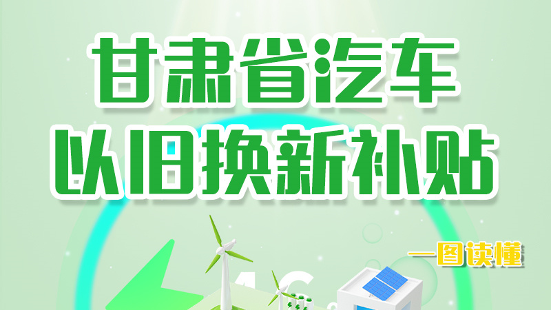 海報|重大利好！甘肅省汽車以舊換新補貼來了