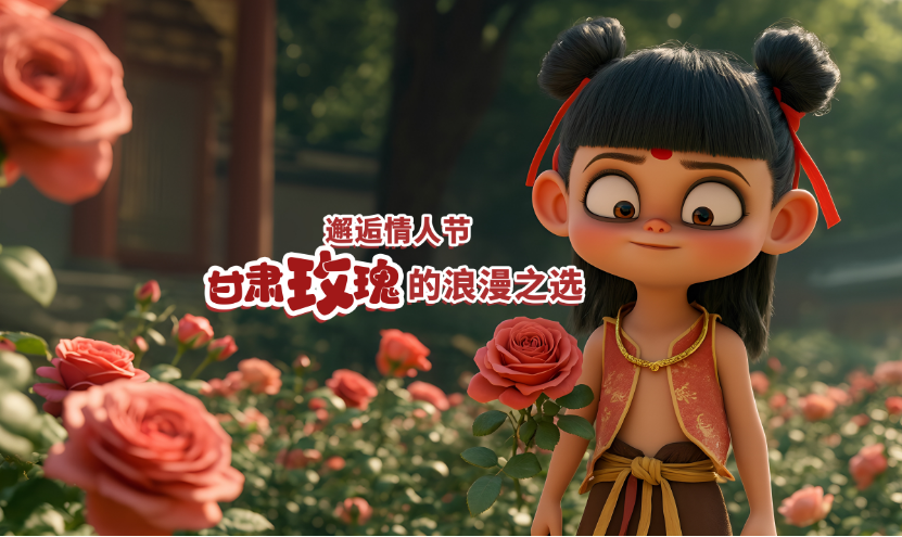 AI視頻 | 邂逅情人節(jié)，甘肅玫瑰的浪漫之選